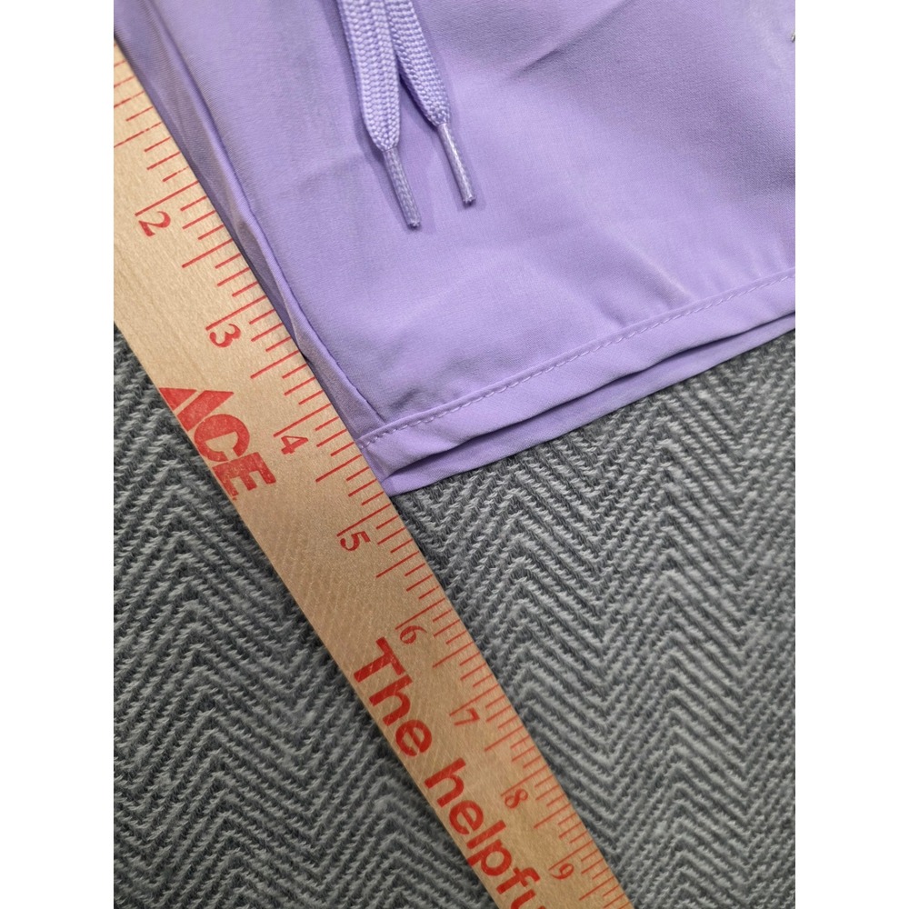 Raya Sun Womens Purple Dolphin Hem Athletic Running Shorts Size S Small Lavender - Picture 7 of 11